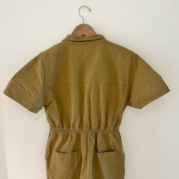 Shona Joy NERUDA UTILITY BOILER SUIT WHEAT Khaki Combat Utility Jumpsuit - Picture 13 of 16